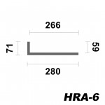 HRA-6 - 71x280 mm